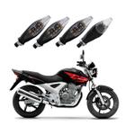 KIT 4 Setas Esportiva Pisca de Led Modelo P30 Para Moto Honda CBX 250 TWISTER 2004 2005 2006 2007 2008 2009