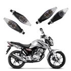 KIT 4 Setas Esportiva Pisca de Led Modelo P30 Para Moto Honda CG 160 FAN 016 2017 2018 2019 2020 2021