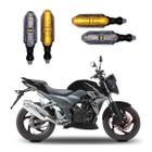 KIT 4 Setas Esportivas Pisca de Led Modelo P26 Para Moto DAFRA NEXT 300 Ano 2010 2011 2012 2013 2014 2015