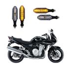 KIT 4 Setas Esportivas Pisca de Led Modelo P26 Para Moto Suzuki Bandit 1250 Ano 2016 2017 2018201920202021 - Stallion