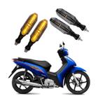 Kit 4 Setas P26 Honda BIZ 125 ES 2005 2006 2007 2008 2009 2010 2011 2012 2013 2014 2015 2016 2017 2018 2019 2020 2021