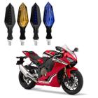 KIT 4 Setas Sequenciais Led Universal Pisca AZUL e AM P43S Moto Honda CBR 1000 Fireblade 2004 2005 2006 2007 2008 2009