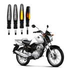 KIT 4 Setas Sequenciais Modelo P25B Slim / Palito Para Moto CG 150 CARGO 2010 2011 2012 2013 2014 2015 - Stallion