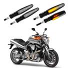 KIT 4 Setas Sequenciais Modelo P25B Slim / Palito Para Moto YMH MT 01 1670 CC 2016 2017 2018201920202021