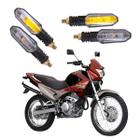 Kit 4 Setas Sequenciais Pisca Led Universal Modelo P50S Moto NX4 FALCON 400 2004 2005 2006 2007 2008 2009 2010 2011 2012