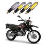 Kit 4 Setas Sequenciais Pisca Led Universal Modelo P50S XTZ 250 2013 2014 2015 2016 2017 2018 2019 2020 2021