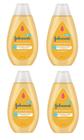 Kit 4 Shampoo Glicerina Johnsons Baby Suave Para Olhos 200Ml