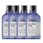 Kit 4 Shampoo Serie Expert Blondifier Gloss 300Ml - L'Oreal