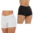 Kit 4 Short Curto Segunda Pele Feminina Sem Renda Shortinho Pra Usar Com Vestido Saia Calça Adulto