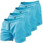 Kit 4 Short Masculino Tactel Piscina Praia Academia Corrida