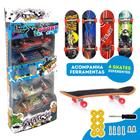 2 Skate De Dedo C/lixa Fingerboard +pcs Brinquedo barato - Ark