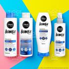 Kit 4 SOS Bomba Crescimento Cabelos Ondulados Cacheados Crespos Shampoo + Condicionador + Defrizante + Óleo Spray