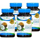 Kit 4 Suplemento Óleo De Coco Nutriblue 60 Cápsulas 1.000Mg