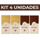 Kit 4 Tabletes laCreme ao leite e branco 100g Cacau Show