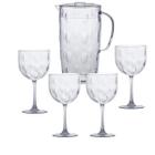 Kit 4 Taça P/gin Acqua 570 Ml E 1 Jarra Acqua 2,5l Paramount