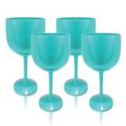 Kit 4 Taças Gin KrystalON - Azul Tiffany - 550 ml