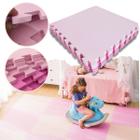 Kit 4 Tapete Infantil EVA Estilo Tatame de 50x50x1cm com Área Total de 1m² Diversas Cores para Bebê Criança Emborrachado Quarto Engatinhar Brinquedo - Kozi