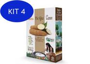 Kit 4 Tapioca De Mandioca Integral Orgânica Onveg 600G