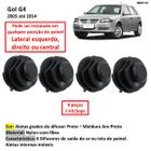 Kit 4 Telas Grades Difusores do Ar Parati G4 05-12 Completo