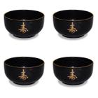 Kit 4 Tigela Japonesa Udonbati Médio Bowl Cozinha 14X7,5Cm