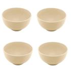 Kit 4 Tigelas Bowl Fibra de Bambu 350ml Sobremesas Sorvetes - Fx