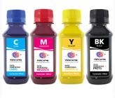 Kit 4 Tinta Compatível com HP de 100ml CMYK Pigmentado - ValeChrom