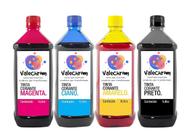 Kit 4 Tinta Compatível Epson WP-4022 WP-4092 WP-4532 WP-4592 de 1 Litro - ValeChrom