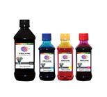 Kit 4 Tinta Compatível HP 60 122 901 60 901 122 1,25L BK Pigmentado