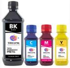 Kit 4 Tinta Compatível HP 8100 8600 8630 950 951 800ml CMYK Pigmentado