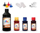 Kit 4 Tinta Compatível Para Brother DCP-T500W BTD60BK e BT5001 800mL