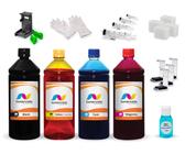 Kit 4 Tinta Compatível Para Canon iP1600 PG-40 e CL-41 1 Litro