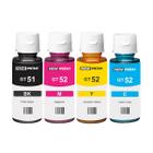 Kit 4 Tinta Compatível Para Hp Smart Tank 517 532 617 674 581 Tanque de Tinta