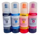 Kit 4 Tinta Compatível T544 544 P/ Epson L3150 L3110 L5190 L3250 L3210 5190 3150 3110