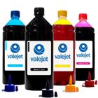 Kit 4 Tinta L1300 Bulk Ink CMYK 1L Corante Valejet