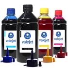 Kit 4 Tinta L475 Bulk Ink CMYK 500ml Corante Valejet