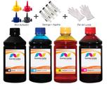 Kit 4 Tinta Para HP C5373 564xl 250ml Linha Platinum