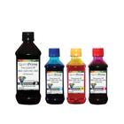 Kit 4 Tinta Recarga Tankfull Para HP 662 122 60 901 Impressora 3050 2050 2546 de 500ml Black e 250ml Color Qu