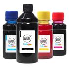 Kit 4 Tintas Canon Gl-190 Black 500ml Coloridas 100ml - Aton