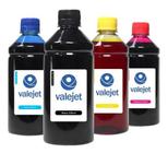 Kit 4 Tintas DCP-T520w CMYK 500ml Corante Valejet