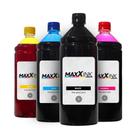 Kit 4 Tintas para Canon GM4010 CMYK 1 Litro Maxx Ink