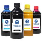 Kit 4 Tintas Sublimáticas para L6161 Bulk Ink CMYK 500ml Valejet