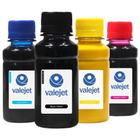 Kit 4 Tintas Sublimáticas para L6171 Bulk Ink CMYK 100mll Valejet