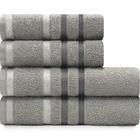 Kit 4 Toalhas 2 Banho e 2 Rosto 100% algodão Portinari - LM Peter Emcompre