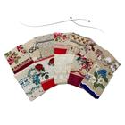 Kit 4 Toalhas de mesa 4 lugares Tecido Linhão (Kit com 4 Estampas Sortidas)
