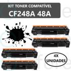 Kit 4 Toner Cf248a 248a 48a Compatível Com Laserjet M15A M15W M28A M28W - PREMIUM