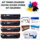 Kit 4 Toner Compatível Ce410a Ce411a Ce412a Ce413a Premium