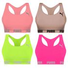 Kit 4 Tops Puma Nadador Sem Costura Feminino