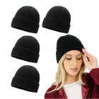 Kit 4 Touca Gorro Adulto Poliester Frio Inverno Unissex