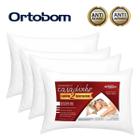 Kit 4 Travesseiro Casadinho Ortobom Microfibra Antialérgico