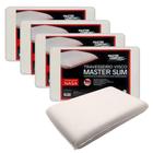 Kit 4 Travesseiros Nasa Viscoelástico Master Slim Sono 50x70cm - MASTER COMFORT